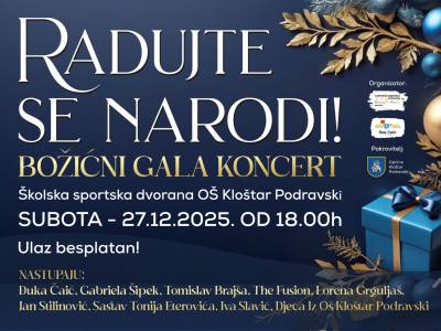 Radujte se narodi! - Božićni gala koncert u Kloštru Podravskom