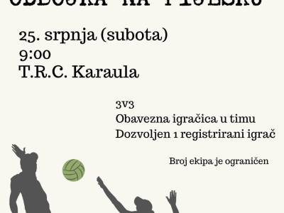 Turnir odbojka na pijesku