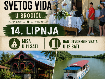 DAN OTVORENIH VRATA I 100 GODINA KAPELICE SVETOG VIDA U BRODIĆU