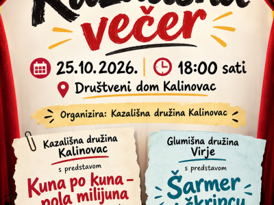Kazališna večer u Kalinovcu