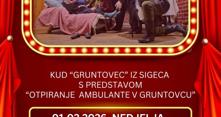 Predstava "Otpiranje ambulante v Gruntovcu"