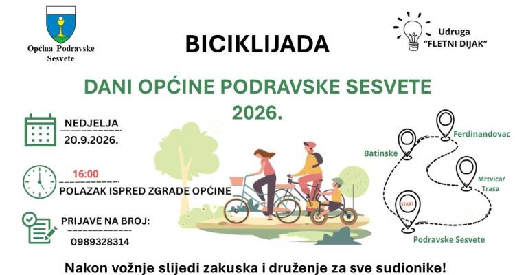 Biciklijada Podravske Sesvete