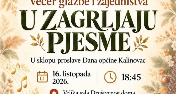 Večer glazbe i zajedništva "U zagrljaju pjesme"