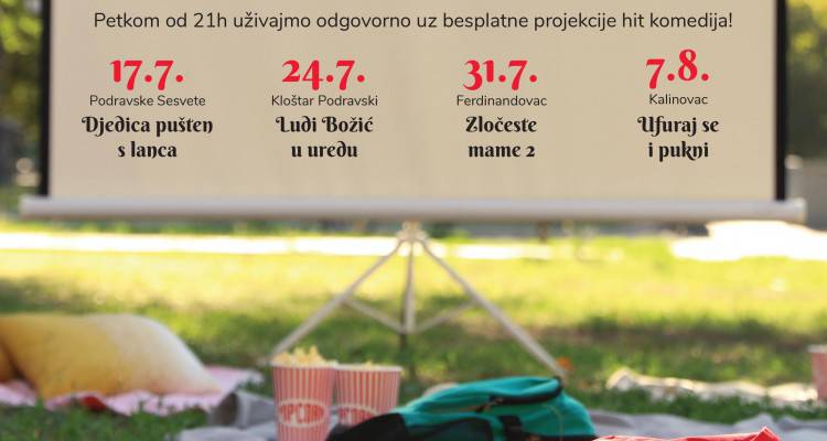 U petak 17.7. počinje Dergez ljetna kino karavana -  kino na otvorenom