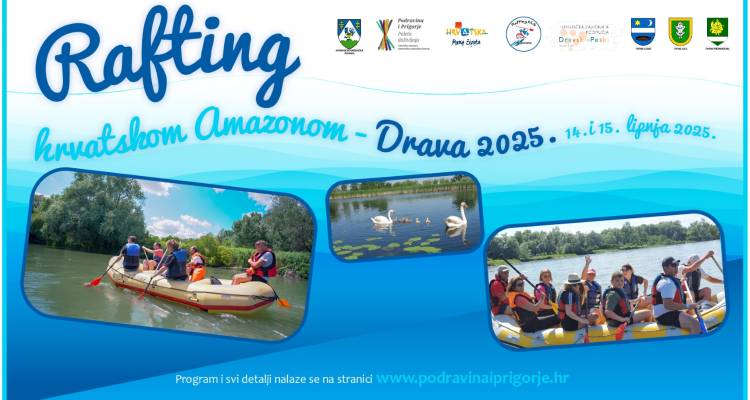 Rafting Hrvatskom Amazonom - Drava 2025.