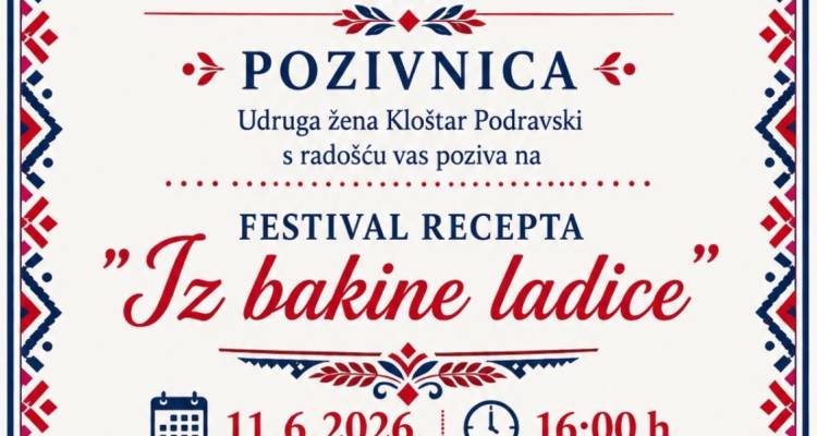 Festival recepta "Iz bakine ladice"