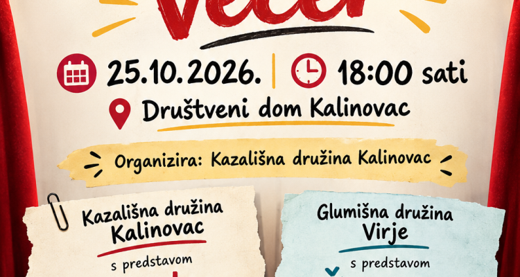 Kazališna večer u Kalinovcu